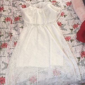 A beautiful white dress